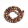 Natural Polychrome Jasper/Picasso Stone/Picasso Jasper Beads Strands G-T140-53-2