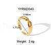 Stainless Steel Cuff Open Rings for Women GR5544-3-2