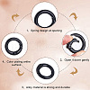 SOFPLATE 30Pcs Zinc Alloy Spring Gate Rings FIND-SP0001-40-6