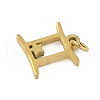 304 Stainless Steel Pendants STAS-U058-01G-03-2