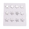 Tarnish Resistant 304 Stainless Steel Stud Earrings EJEW-F234-18P-3