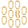   10Pcs Brass Spring Gate Rings KK-PH0010-50-1