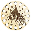 16-Position Wood Embroidery Thread Storage Trays TOOL-WH0056-039-1