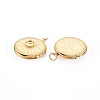 Ion Plating(IP) 304 Stainless Steel Pendant Enamel Settings X-STAS-N097-140-2