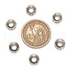 Brass Rhinestone Spacer Beads X-RB-A020-9mm-01P-3