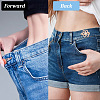 10Pcs 5 Colors Twisted Flower Shape Alloy Adjustable Jean Button Pins DIY-FG0004-96-6