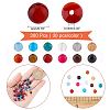  300Pcs 10 Colors Natural Agate Beads Strands G-NB0003-41-2