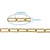 Ion Plating(IP) 304 Stainless Steel Paperclip Chains YS-TAC0003-02G-11