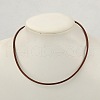 Cowhide Leather Necklace Making X-AJEW-JW00001-02-2