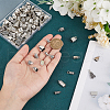   120Pcs 20 Styles Tibetan Style Alloy Cord Ends TIBE-PH0002-21-3