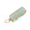 20Pcs 10 Styles Natural Mixed Stone Copper Wire Wrapped Pendants PALLOY-JF03976-6