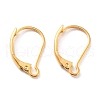 Ion Plating(IP) 304 Stainless Steel Leverback Earring Findings STAS-K233-04G-01-1
