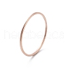 925 Sterling Silver Plain Band Rings For Women RJEW-S006-03RG-1