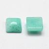 Square Natural Amazonite Cabochons G-O148-02A-2