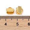 304 Stainless Steel Ribbon Crimp Ends STAS-E471-05H-G-3