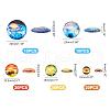  80Pcs  Glass Cabochons AJEW-PH0002-66-4