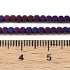Electroplate Non-magnetic Synthetic Hematite Beads Strands G-I175-09E-3