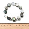 Abalone Shell Beads Stretch Bracelets BJEW-D315-03P-5