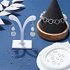SUNNYCLUE 24Pcs 4 Styles 925 Sterling Silver Split Jump Rings STER-SC0001-43-4