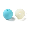 Rubberized Style Imitated Silicone Acrylic Beads MACR-D029-01M-2