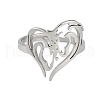 304 Stainless Steel Adjustable Rings for Women RJEW-M008-05P-2