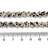 Natural Dalmatian Jasper Beads Strands G-B138-C08-01-4
