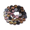 Electroplate Transparent Glass Beads Strands EGLA-L044-K-3