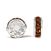 Brass Rhinestone Spacer Beads X-RB-A014-Z8mm-17S-2