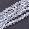 Electroplate Glass Beads Strands EGLA-F120-AB-A09-1