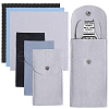 Beebeecraft 3 Sets 3 Colors Rectangle Velvet Single Watch Storage Bags ABAG-BBC0001-11-1