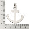 Non-Tarnish 304 Stainless Steel Pendants STAS-M329-06P-3