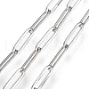 Tarnish Resistant 304 Stainless Steel Paperclip Chains CHS-F010-01F-P-1