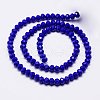 Imitation Jade Glass Bead Strands GLAA-F001-3x2mm-M-3