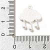 Baking Paint Zinc Alloy with Resin Pendant FIND-Z038-01D-3