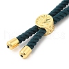 Twisted Nylon Cord Silder Bracelets DIY-B066-03G-17-3
