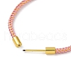 Braided Nylon Cord Bracelet Making MAK-L043-01G-12-2