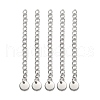 Tarnish Resistant 304 Stainless Steel Chain Extender X-STAS-E104-41G-1