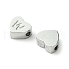 Tarnish Resistant 316L Surgical Stainless Steel Beads STAS-R230-01W-P-1-2