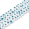 Handmade Evil Eye Lampwork Beads Strands LAMP-F023-B06-2