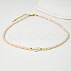 Mother's Day Jewellery Natural Freshwater Pearl & Glass Beaded Necklaces for Women AC5368-1-1
