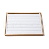 Imitation Leather Jewelry Ring Organizer Display Trays CON-G023-15-1