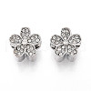 Alloy Rhinestone European Beads FIND-N009-15P-1