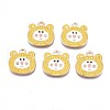 Alloy Enamel Pendants ENAM-N054-74E-1
