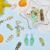 SUNNYCLUE 16Pcs 4 Styles Slipper Theme Acrylic Pendants MACR-SC0001-69-4