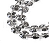 Electroplate Glass Beads Strands EGLA-B007-03A-HP02-3