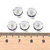 Brass Grade A Rhinestone Spacer Beads RB-A014-Z8mm-05S-4