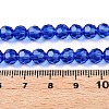 Transparent Glass Beads EGLA-A035-T10mm-D21-4
