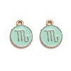 Alloy Enamel Pendants ENAM-S124-01A-15L-1