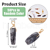 HOBBIESAY 50Pcs 5 Styles Natural Mixed Gemstone Pendants G-HY0001-47-2