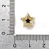 Brass Micro Pave Cubic Zirconia Beads KK-D379-01G-12-3
